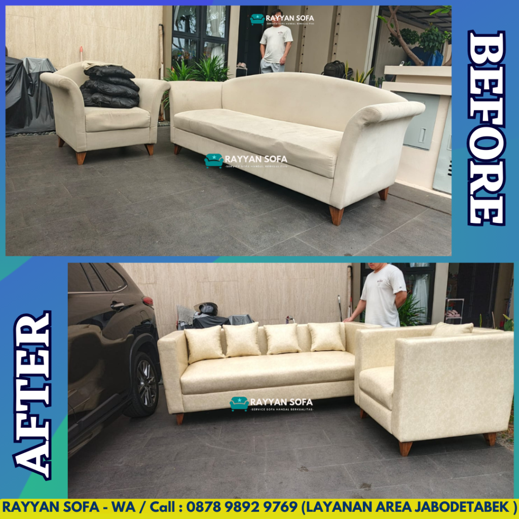 Ganti kain sofa Jakarta